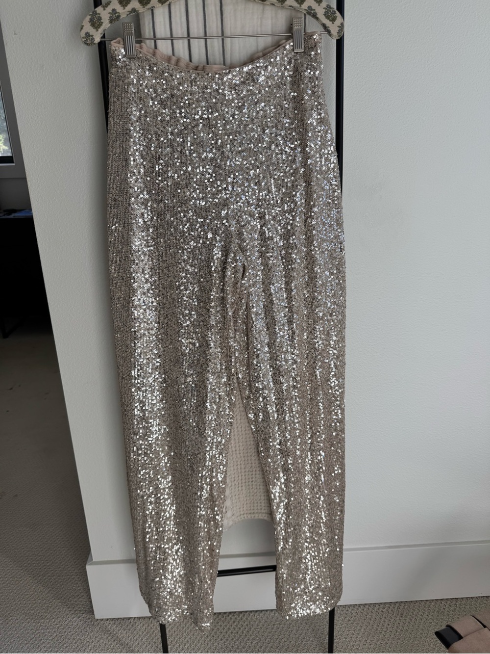 Rachel Zoe wide leg sequin pants